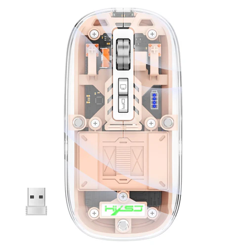 3 Modes Wireless Transparent 2.4G Mouse