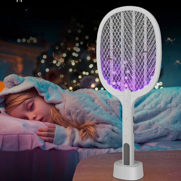 2 in 1 Mosquito Lamp with LED Light & Charging Stand